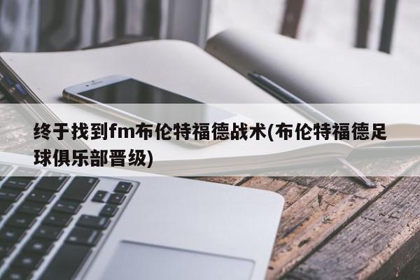 终于找到fm布伦特福德战术(布伦特福德足球俱乐部晋级)