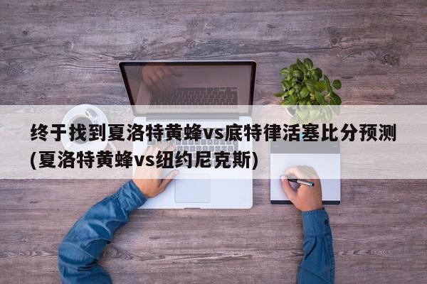 终于找到夏洛特黄蜂vs底特律活塞比分预测(夏洛特黄蜂vs纽约尼克斯)