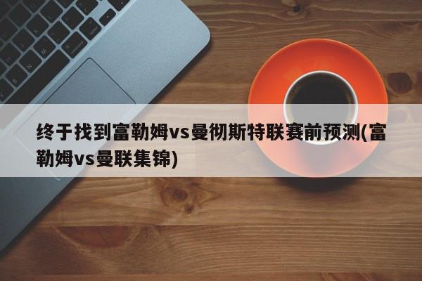 终于找到富勒姆vs曼彻斯特联赛前预测(富勒姆vs曼联集锦)