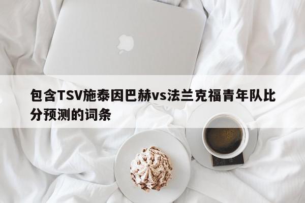 包含TSV施泰因巴赫vs法兰克福青年队比分预测的词条